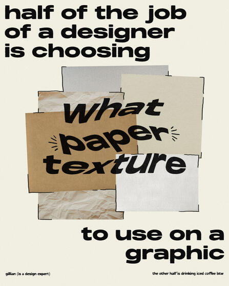 What Paper Texture?